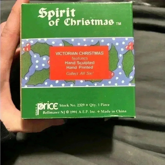 1991 VINTAGE ALBERT E PRICE SPIRIT OF AMERICA VICTORIAN CHRISTMAS HOUSE - Picture 8 of 9